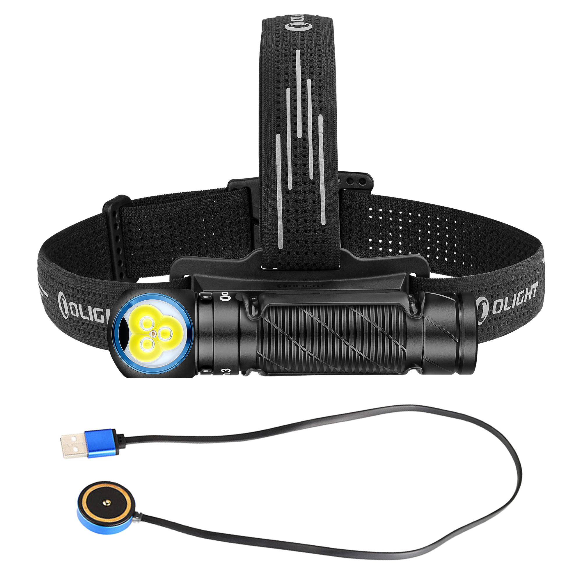 OLIGHT オーライト Perun 3 中古品 Olight Perun 3 3000 Lumen Rechargeable L-Shaped Headlamp | eBay